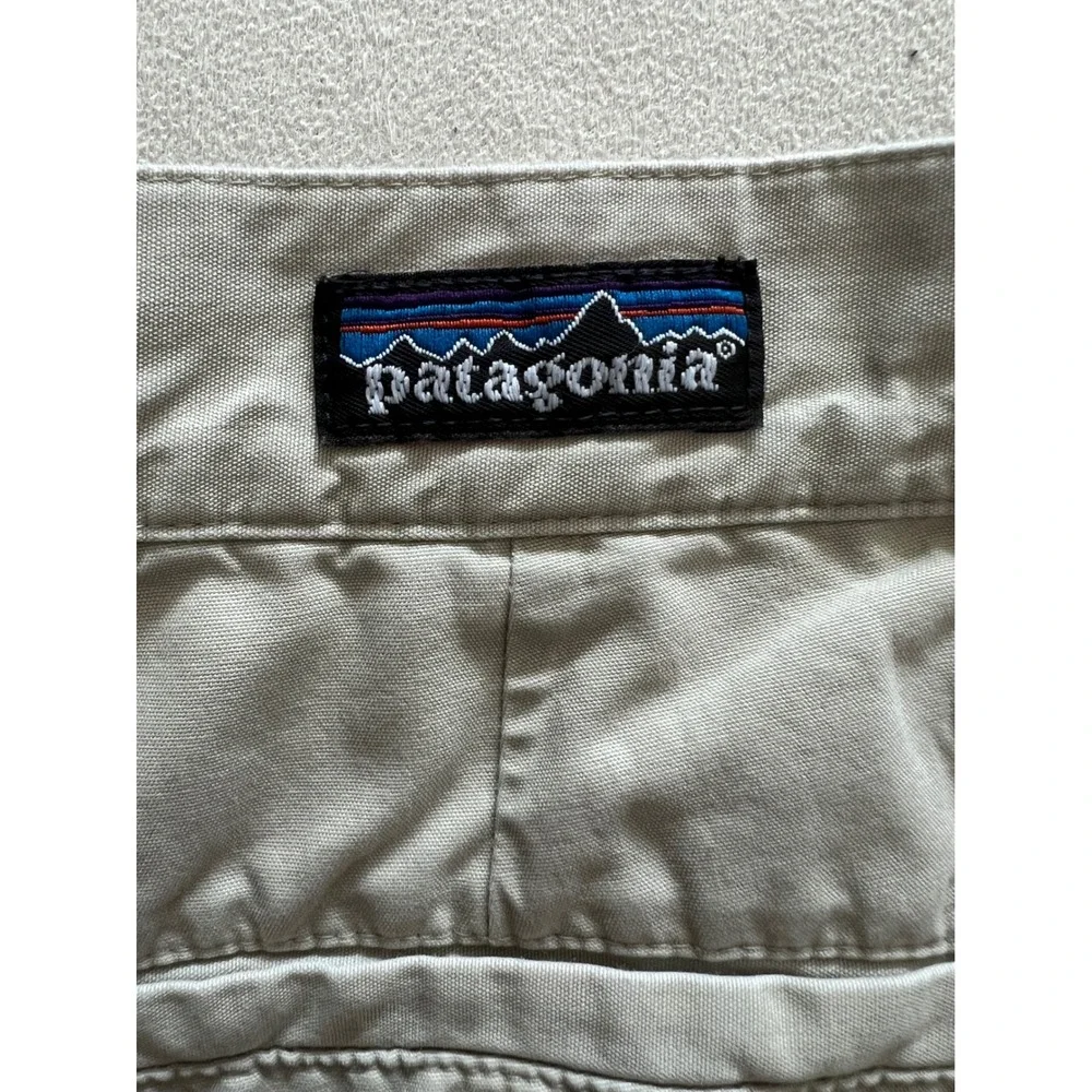 Patagonia Mens Organic Cotton Canvas Shorts Khaki Tan Size 33 57672S8